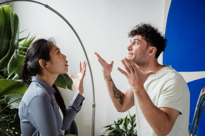 Same Argument Over and Over: couple arguing